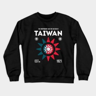 Taiwan Flag Crewneck Sweatshirt